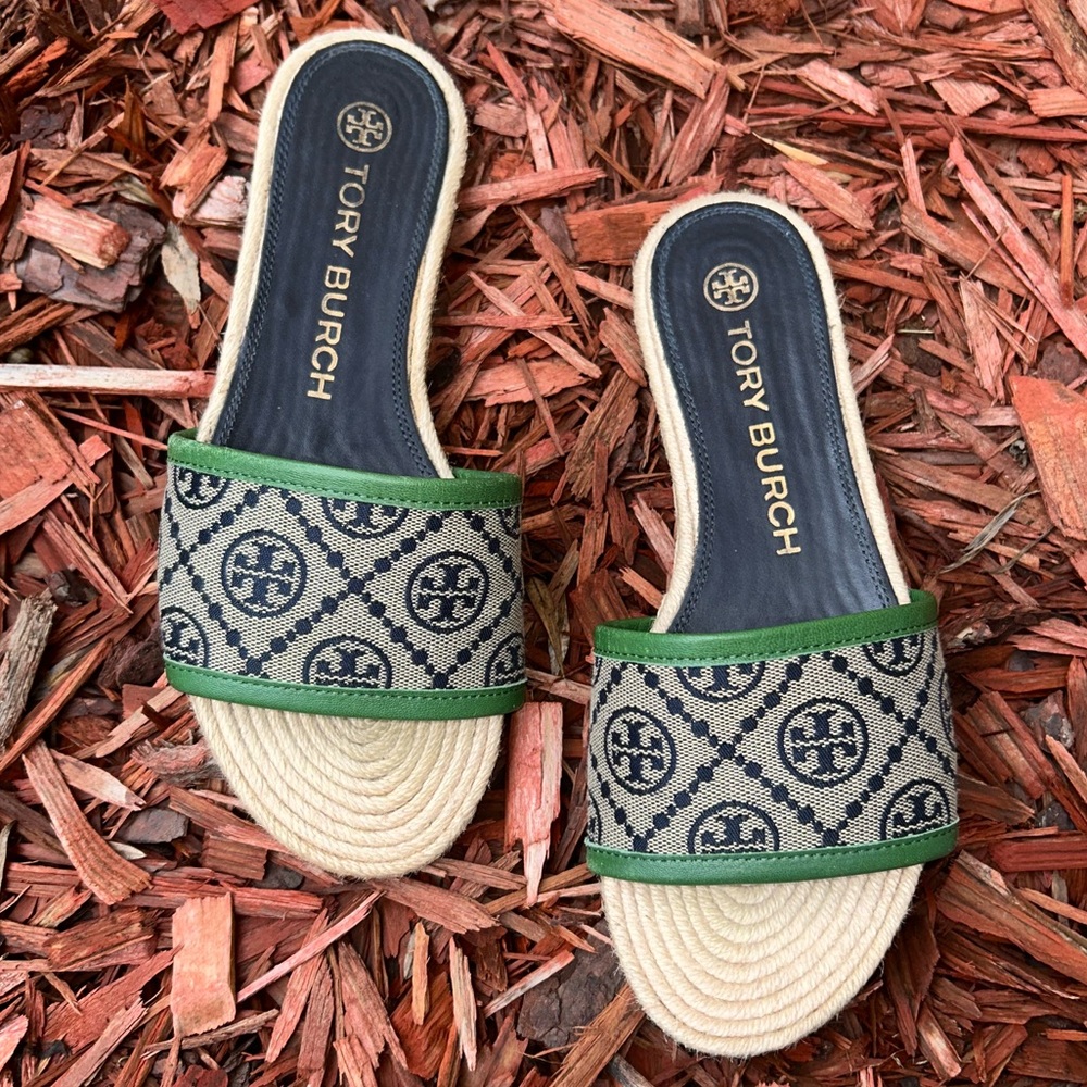 Tory Burch Monogram Sandals - Picture 2 of 13